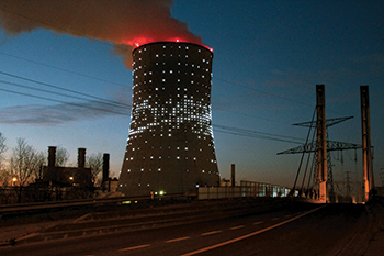 Interactive Power Station “Shooting Star” project, Brussels.